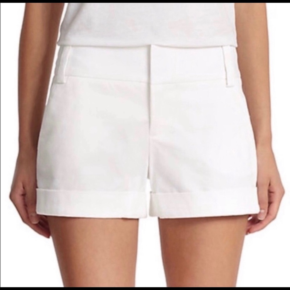 Alice + Olivia White Women's Shorts